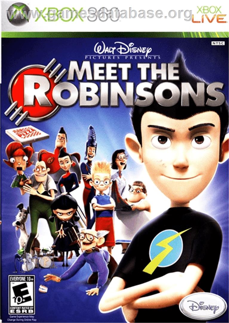 Walt Disney Pictures Presents Meet the Robinsons - Microsoft Xbox 360 - Artwork - Box