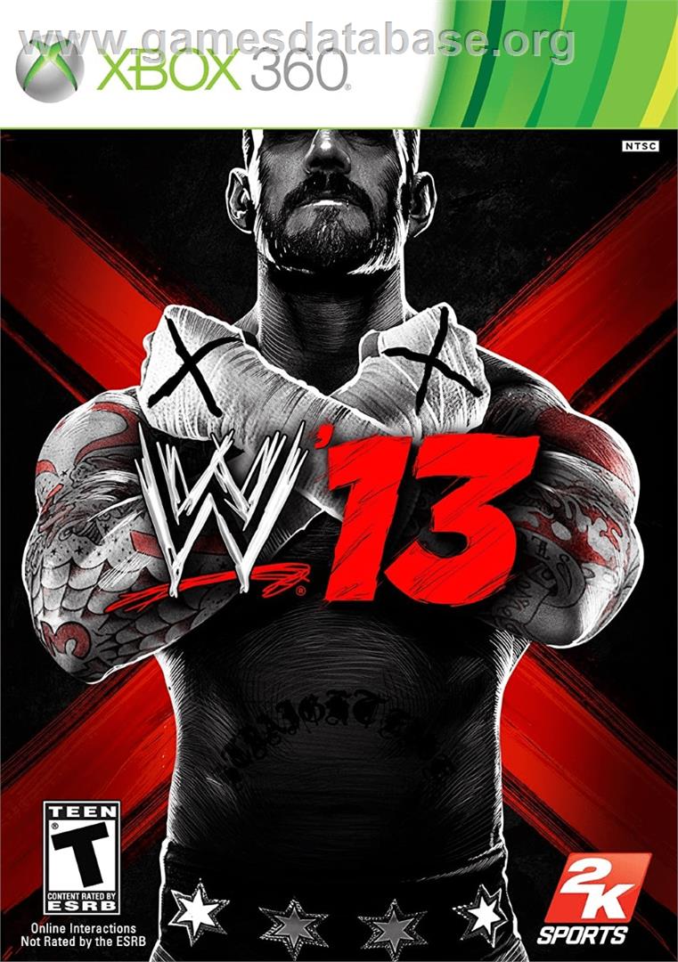 Wwe'13 - Microsoft Xbox 360 - Artwork - Box