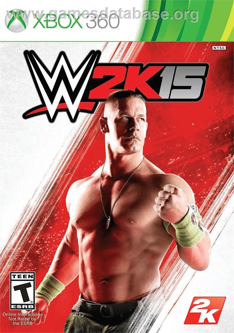 Wwe 2k15 - Microsoft Xbox 360 - Artwork - Box