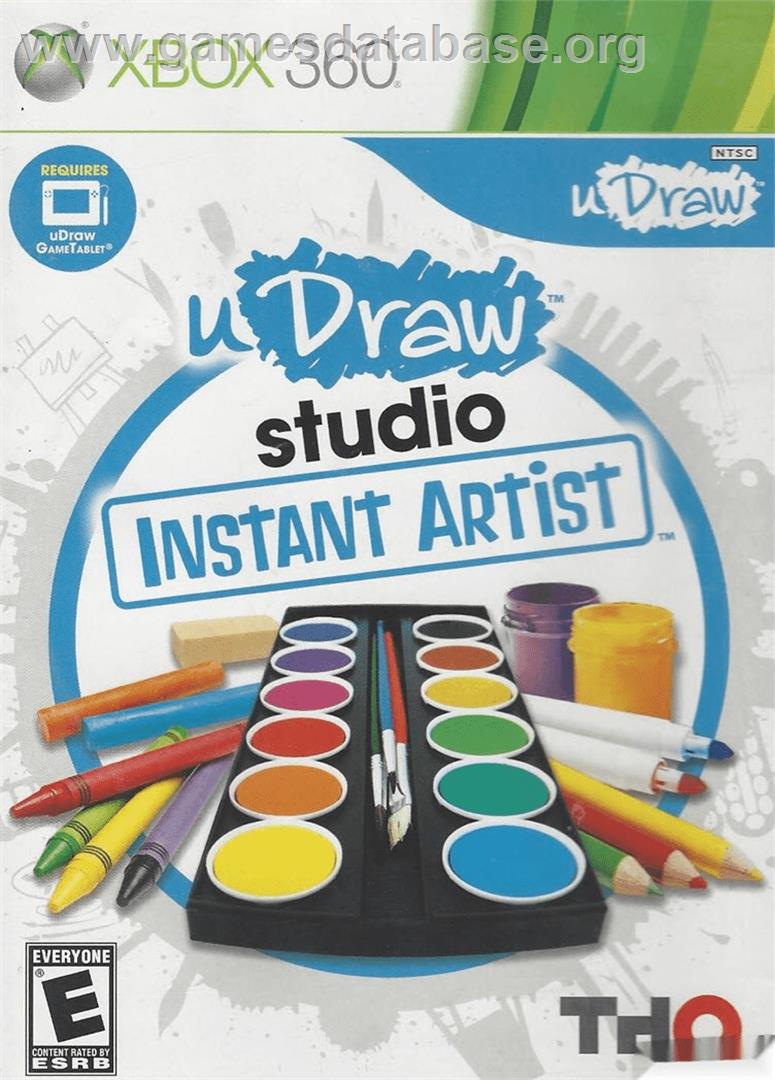 uDraw Studio: Instant Artist - Microsoft Xbox 360 - Artwork - Box