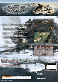 Box back cover for Aqua on the Microsoft Xbox 360.