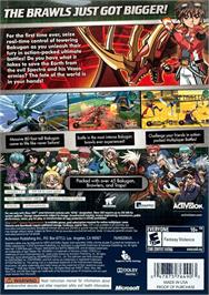 Box back cover for Bakugan Battle Brawlers - Les Protecteurs De La Terre on the Microsoft Xbox 360.