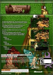 Box back cover for Band Of Bugs on the Microsoft Xbox 360.