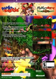 Box back cover for Banjo-kazooie on the Microsoft Xbox 360.