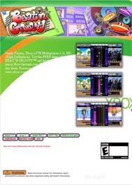 Box back cover for Beat'n Groovy on the Microsoft Xbox 360.