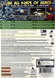 Box back cover for Ben 10 Omniverse on the Microsoft Xbox 360.