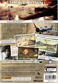 Box back cover for Blazing Angels 2 - Secret Missions Of Ww 2 on the Microsoft Xbox 360.