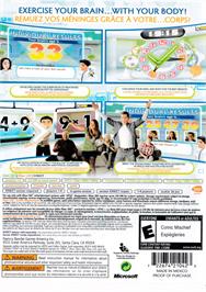 Box back cover for Body and Brain Connection on the Microsoft Xbox 360.