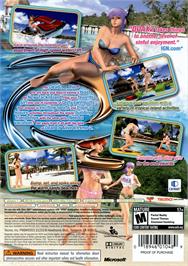 Box back cover for Dead Or Alive - Xtreme 2 on the Microsoft Xbox 360.