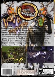 Box back cover for Deathspank - Thongs Of Virtue on the Microsoft Xbox 360.
