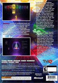 Box back cover for Deepak Chopras Leela on the Microsoft Xbox 360.