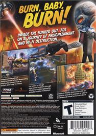 Box back cover for Destroy All Humans ! En Route Vers Paname ! on the Microsoft Xbox 360.