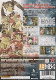 Box back cover for Dodonpachi Resurrection on the Microsoft Xbox 360.