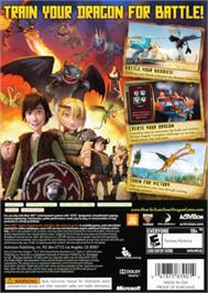 Box back cover for DreamWorks How to Train Your Dragon on the Microsoft Xbox 360.