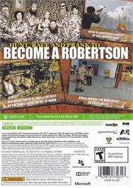 Box back cover for Duck Dynasty on the Microsoft Xbox 360.