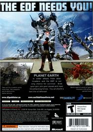 Box back cover for Force De Défense Terrestre 2017 on the Microsoft Xbox 360.