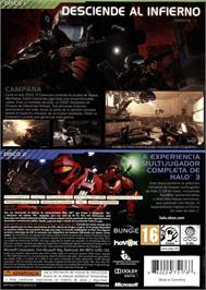 Box back cover for Halo 3 - Odst on the Microsoft Xbox 360.