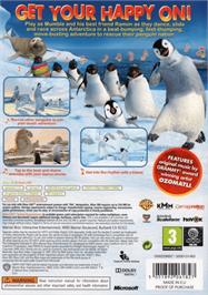 Box back cover for Happy Feet 2 on the Microsoft Xbox 360.
