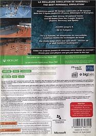 Box back cover for Ihf Handball Challenge 14 on the Microsoft Xbox 360.