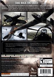 Box back cover for Il-2 Sturmovik - Birds Of Prey on the Microsoft Xbox 360.