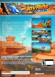 Box back cover for Joy Ride Turbo on the Microsoft Xbox 360.