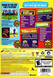 Box back cover for Just Dance Kids 2 on the Microsoft Xbox 360.