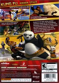 Box back cover for Kung Fu Panda - Le Jeu on the Microsoft Xbox 360.