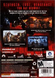 Box back cover for Legende De Beowulf - Le Jeu, La on the Microsoft Xbox 360.
