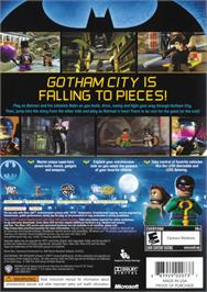 Box back cover for Lego Batman - Le Jeu Vidéo on the Microsoft Xbox 360.