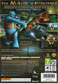 Box back cover for Lego Harry Potter - Years 1-4 on the Microsoft Xbox 360.