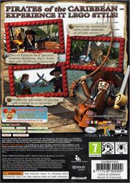 Box back cover for Lego Pirates Des Caraïbes - Le Jeu Vidéo on the Microsoft Xbox 360.