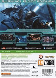 Box back cover for Lost Planet 3 on the Microsoft Xbox 360.