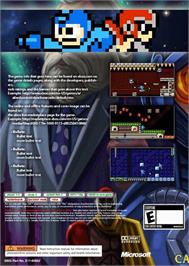 Box back cover for Mega Man 10 on the Microsoft Xbox 360.