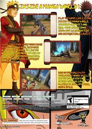 Box back cover for Naruto Shippuden - Ultimate Ninja Storm 2 on the Microsoft Xbox 360.
