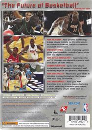 Box back cover for Nba 2k6 on the Microsoft Xbox 360.