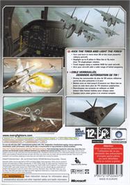 Box back cover for Over G Fighters on the Microsoft Xbox 360.