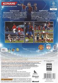 Box back cover for PES 2009 - Pro Evolution Soccer on the Microsoft Xbox 360.