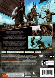 Box back cover for Pirates Des Caraïbes - Jusqu'au Bout Du Monde on the Microsoft Xbox 360.