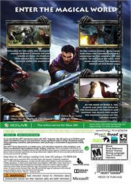 Box back cover for Risen 3 - Titan Lords on the Microsoft Xbox 360.