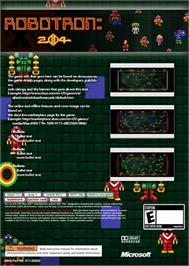 Box back cover for Robotron - 2084 on the Microsoft Xbox 360.