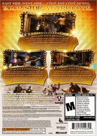 Box back cover for Saints Row 2 on the Microsoft Xbox 360.