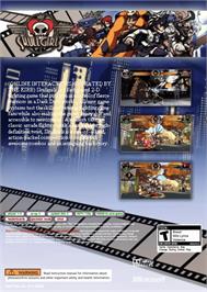 Box back cover for Skullgirls on the Microsoft Xbox 360.