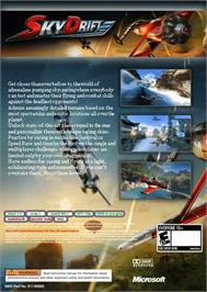 Box back cover for SkyDrift on the Microsoft Xbox 360.