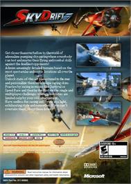 Box back cover for Skydrift on the Microsoft Xbox 360.