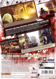Box back cover for The Club on the Microsoft Xbox 360.