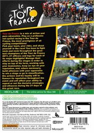 Box back cover for Tour De France, Le on the Microsoft Xbox 360.
