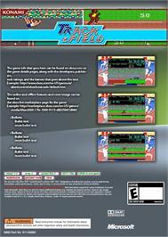 Box back cover for Track And Field on the Microsoft Xbox 360.