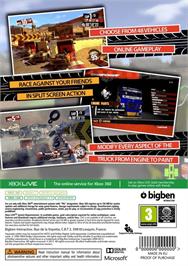Box back cover for Truck Racer on the Microsoft Xbox 360.