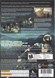 Box back cover for Two Worlds II on the Microsoft Xbox 360.