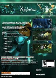 Box back cover for Undertow on the Microsoft Xbox 360.
